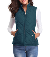 Petralia - Gequilted Zip-Up Vest met Zakken voor Dames