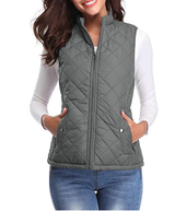 Petralia - Gequilted Zip-Up Vest met Zakken voor Dames