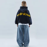 Klee - Oversized Hoodie met “With Love” print