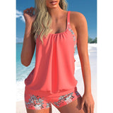 Thea - Trendy tweedelig tankini badpak voor dames