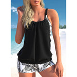 Thea - Trendy tweedelig tankini badpak voor dames