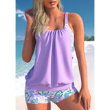 Thea - Trendy tweedelig tankini badpak voor dames