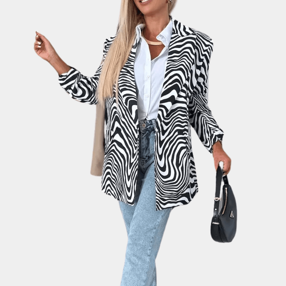 Raquel - Blazer met zebraprint voor dames