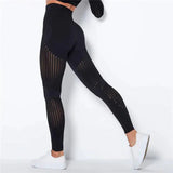 Giuliana - Legging met hoge taille en mesh voor dames