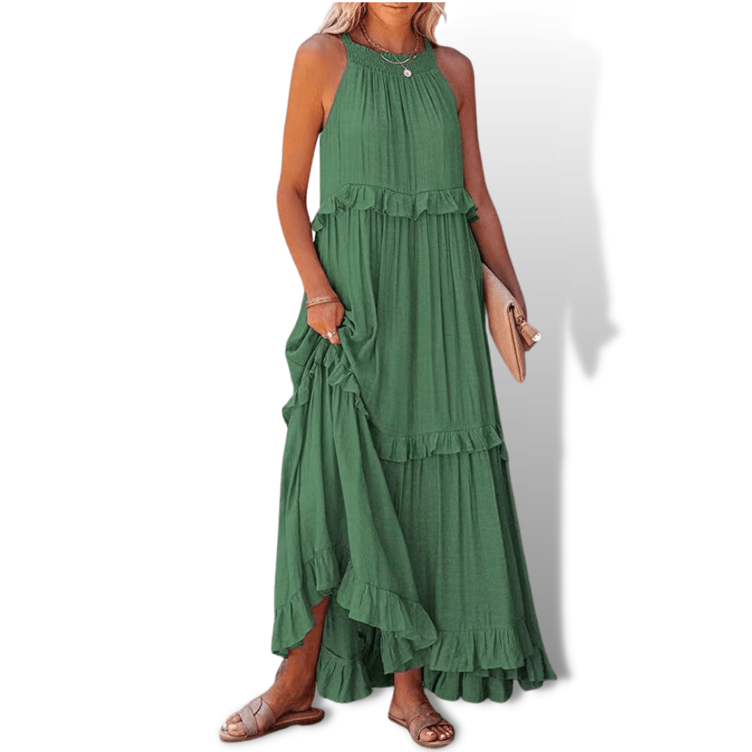 Elena – Elegante zomer midi-jurk