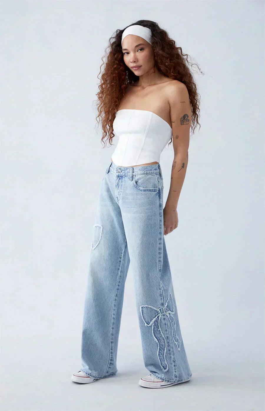 Lara - Trendy Baggy Jeans voor Moeiteloze Stijl en Comfort